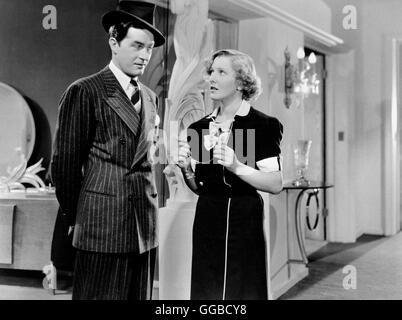 MEIN LEBEN IN LUXUS Easy Living USA 1937 Mitchell Leisen John Ball, Jr. (RAY MILLAND) und Mary Smith (JEAN ARTHUR) Regie: Mitchell Leisen aka. Easy Living Stock Photo