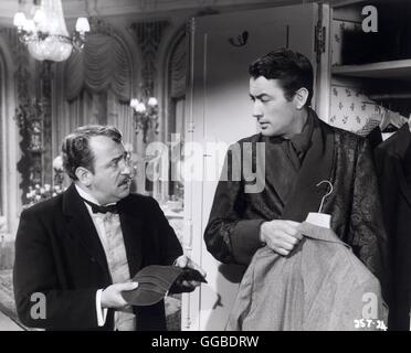 THE MILLION POUND NOTE UK 1953 Ronald Neame Rock (REGINALD BECKWITH), Henry Adams (GREGORY PECK) Regie: Ronald Neame Stock Photo