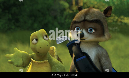 AB DURCH DIE HECKE / Over the hedge USA 2006 / Tim Johnson, Kary KirACKtrick Verne and RJ are unlikely friends. Regie: Tim Johnson, Kary Kirkpatrick aka. Over the hedge Stock Photo