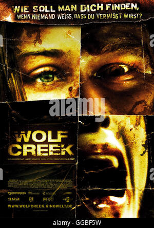 WOLF CREEK / Australien 2005 / Greg McLean Filmplakat Regie: Greg McLean Stock Photo