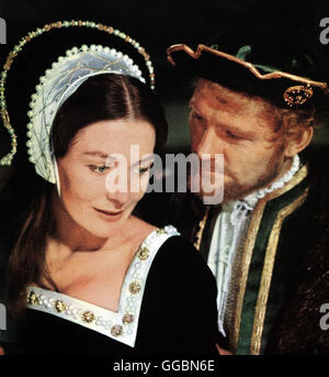 EIN MANN ZU JEDER JAHRESZEIT / A Man for all Seasons GB 1967 / Fred Zinnemann Anne Boleyn (VANESSA REDGRAVE) und Köönig Heinrich VIII. (ROBERT SHAW) Regie: Fred Zinnemann aka. A Man for all Seasons Stock Photo