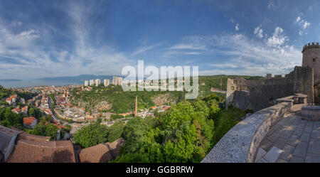 Tower of Trsat castle in Rijeka, Croatia Stock Photo