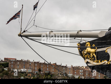 Brunel's SS Great Britain now a museum in Bristol's historic Harbourside Stock Photo