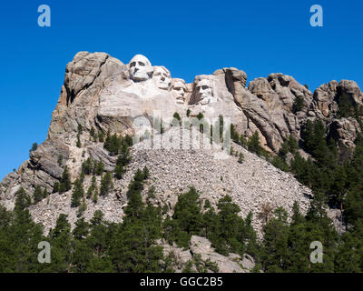 Mt Rushmore National Memorial, South Dakota Stock Photo