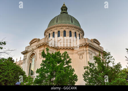 United States Naval Academy Chapel in Annapolis, Maryland. Stock Photo