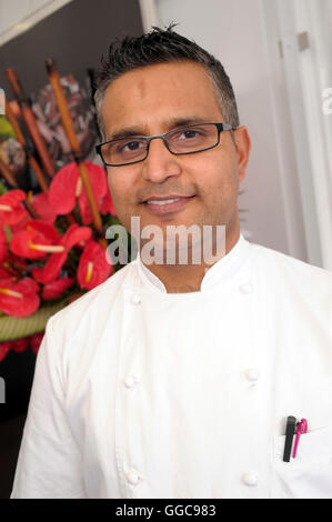 Picture By: Nick Cunard / Retna Pictures - Atul Kochhar photographed at Taste of London Food and Drink Festival at Regents Park in London. 19th June 2009.  70386  NCD - Non-Exclusive Stock Photo