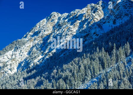 geography / travel, Germany, Bavaria, Stillach Valley near Oberstdorf, Additional-Rights-Clearance-Info-Not-Available Stock Photo