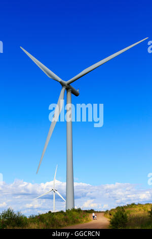 Whitelee windfarm, Eaglesham Moor, near Glasgow, Scotland, UK Stock Photo