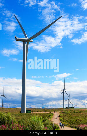 Whitelee windfarm, Eaglesham Moor, near Glasgow, Scotland, UK Stock Photo