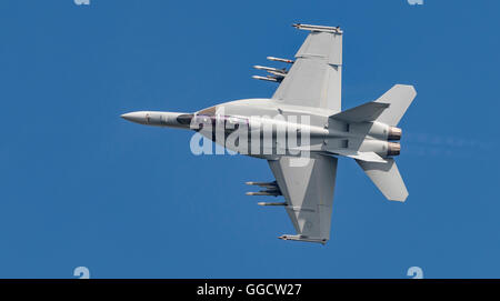 F/A 18 Super Hornet US Navy 168930  at Royal International air Tattoo 2016 Stock Photo