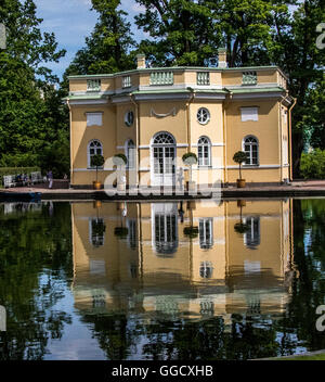 Upper Bath House at Catherine's Palace, St. Petersburg, Russia Stock Photo
