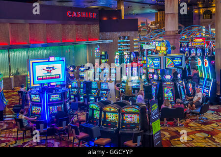 The interior of New York-New York Hotel & Casino in Las Vegas Stock ...