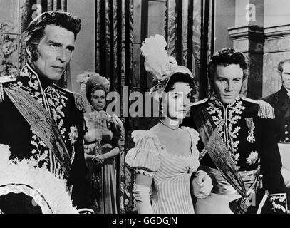 DESIREE / Desiree USA 1954 / Henry Koster Graf Bernadotte (MICHAEL RENNIE), Desiree (JEAN SIMMONS), Napoleon (MARLON BRANDO). Regie: Henry Koster aka. Desiree Stock Photo