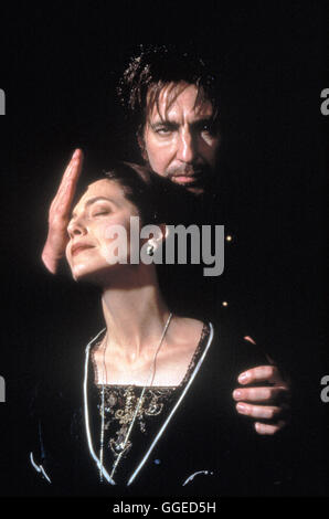 RASPUTIN / Rasputin USA 1996 / Uli Edel Filmszene mit GRETA SCACCHI als Tsarina Alexandra und ALAN RICKMAN als Grigori Rasputin Regie: Uli Edel aka. Rasputin Stock Photo