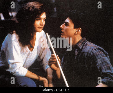 DIE FARBE DES GELDES / The Color of Money USA 1986 / Martin Scorsese MARY ELIZABETH MASTRANTONIO (Carmen) und TOM CRUISE (Vincent) in Martin Scorseses Spielfilm: 'Die Farbe des Geldes', 1986. Regie: Martin Scorsese aka. The Color of Money Stock Photo