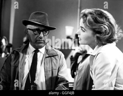 NACHTS, WENN DER TEUFEL KAM / Deutschland 1957 / Robert Siodmak Filmszene mit ANNEMARIE DÜRINGER (Helga Hornung)  Regie: Robert Siodmak Stock Photo