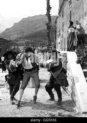 EINE FRAU FÜR SCHWACHE STUNDEN / La Bella Mugnaia Italien 1955 / Mario Camerini Filmszene mit MARCELLO MASTROIANNI (Luca), 'La Bella Mugnaia', 1955.  Regie: Mario Camerini aka. La Bella Mugnaia Stock Photo