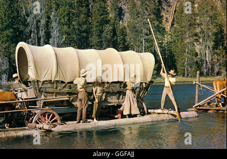 DER WEG NACH WESTEN / The Way West USA 1967 / Andrew V.McLaglen Filmszene: 'The Way West', 1967.  Regie: Andrew V.McLaglen aka. The Way West Stock Photo