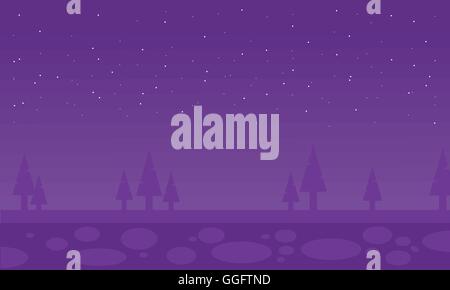 Background game with spruce scenery Stock Vector Image & Art - Alamy