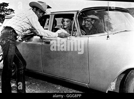 MISFITS - NICHT GESELLSCHAFTSFÄHIG / The Misfits USA 1961 / John Huston MONTGOMERY CLIFT, MARILYN MONROE, CLARK GABLE, 'The Misfits', 1961. Regie: John Huston aka. The Misfits Stock Photo