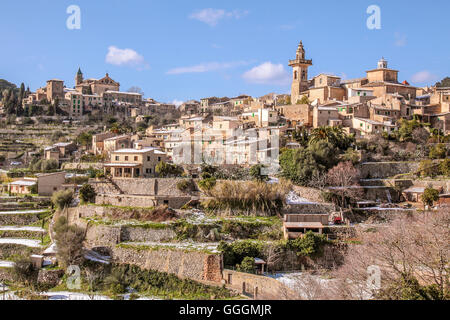geography / travel, Spain, Majorca, Valldemossa in the Serra de Tramuntana, Additional-Rights-Clearance-Info-Not-Available Stock Photo
