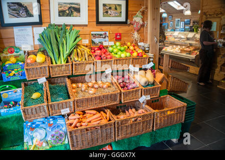 Bradley Burn Farm shop, Wolsingham, County Durham, UK Stock Photo