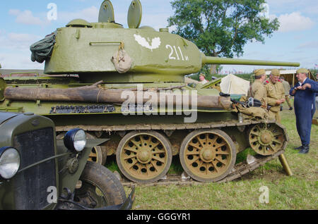 Re enactors at the Victory Show Cosby Stock Photo