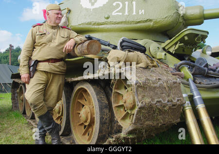 Re enactors at the Victory Show Cosby Stock Photo