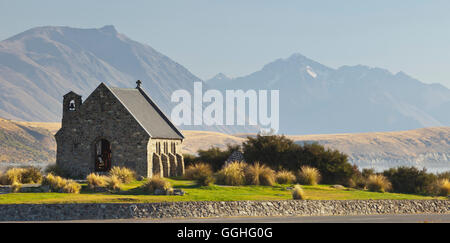 Good Shepherd Church, Lake Tekapo, Canterbury, South Island, New Zealand Stock Photo