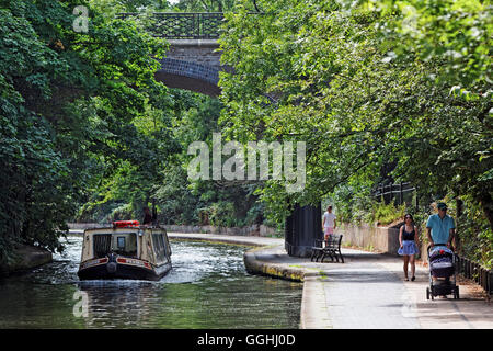 Regent's Canal, Camden, London, England, United Kingdom Stock Photo
