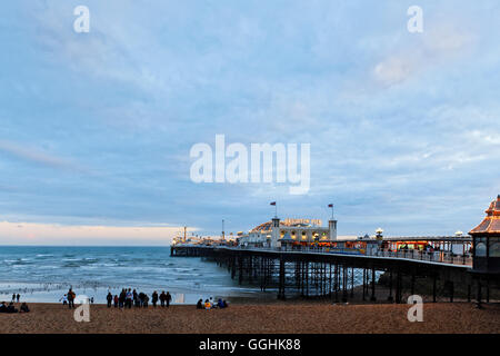 Brighton Pier, Brighton, East Sussex, England, Great Britain Stock Photo