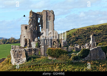 Corfe Castle, Dorset, England, Great Britain Stock Photo