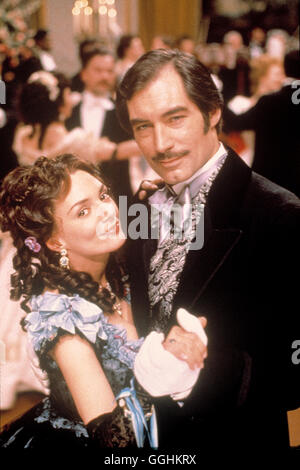 SCARLETT - TEIL 2 / Scarlett - Part 2 I/USA/D 1994 / John Erman Szene mit Scarlett (JOANNE WHALLEY-KILMER) und Rhett Butler (TIMOTHY DALTON) Regie: John Erman aka. Scarlett - Part 2 Stock Photo