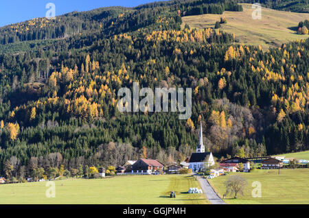 Saalfelden am Steinernen Meer: church in Gerling, Austria, Salzburg, Pinzgau Stock Photo