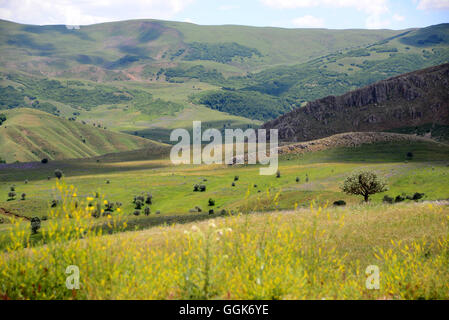 Landscape south of Erzurum, east Anatolia, East Turkey, Turkey Stock Photo