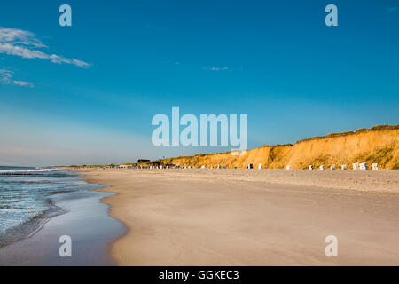 Red cliff, Kampen, Sylt Island, North Frisian Islands, Schleswig-Holstein, Germany Stock Photo