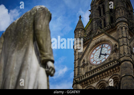 Manchester town hall Albert square    Architect  property properties building development structure property architectural desig Stock Photo