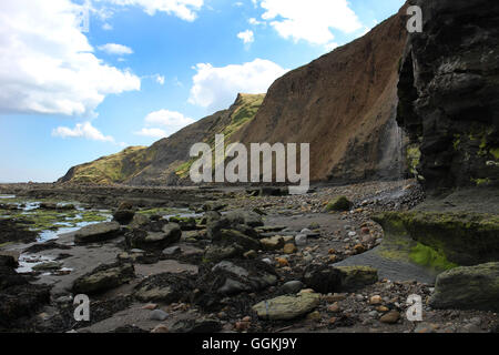 Robin Hoods Bay North yorkshire Moors uk Stock Photo