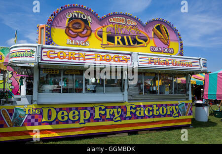 Food stand at Country Fair and carnival. "Editorial Use Only Stock