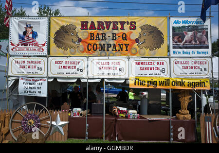 Food stand at country fair and carnival. "Editorial Use Only Stock