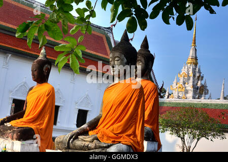 Wat Phra Boromathat near Surat Thani, South-Thailand, Thailand Stock Photo