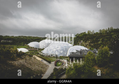 Eden Project in St Austell, Par, Cornwall, England.