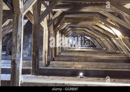 old attic of a house, hidden secrets Stock Photo