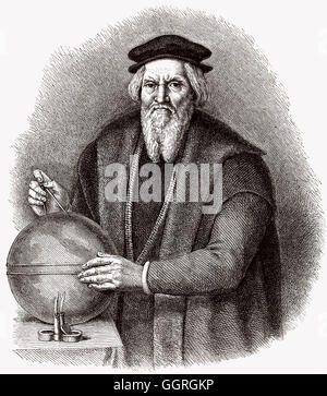 Sebastian Cabot, c. 1474 - 1557, an Italian explorer Stock Photo