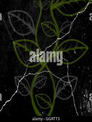 Cracked painting paper background texture. Abstract background. Stock Photo