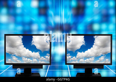 cloud computing concept Stock Photo
