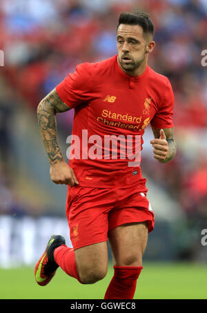 Liverpool's Danny Ings during the pre-season friendly match at Wembley Stadium, London. Stock Photo