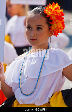 DAY OF THE REVOLUTION is celebrated with a parade on November 20th each year - SAN MIGUEL DE ALLENDE, MEXICO Stock Photo