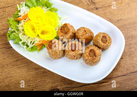 Asian style - delicous crab roll with spices Stock Photo