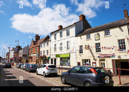 High Street Daventry Northamptonshire UK Stock Photo